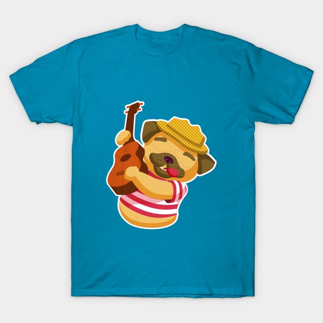 Cutie Pug Design T-Shirt by teespotfashions